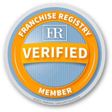 Badge with text "junk hauling franchise verified member" indicating membership verification.